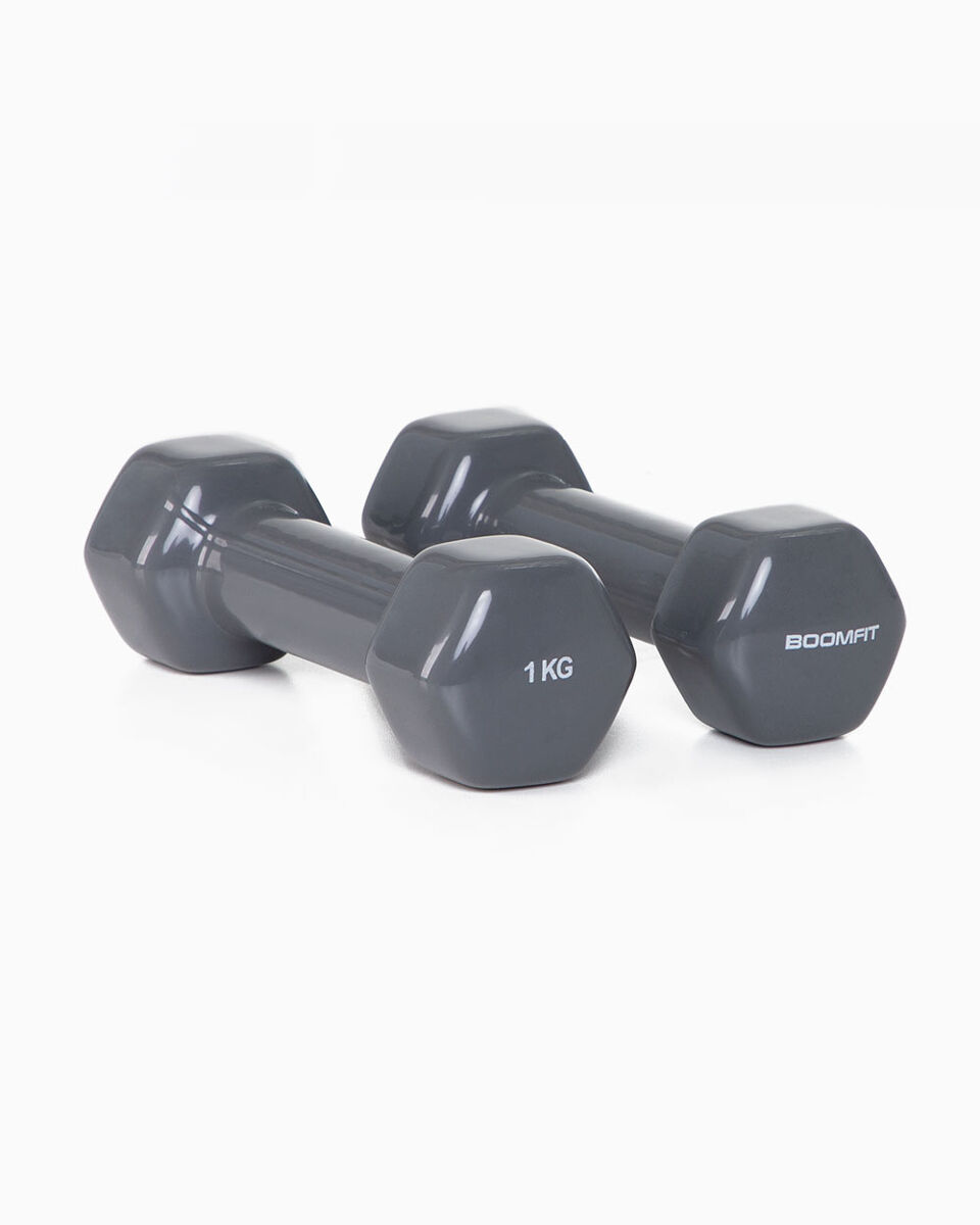 Halteres de vinil 1kg (par) - boomfit
