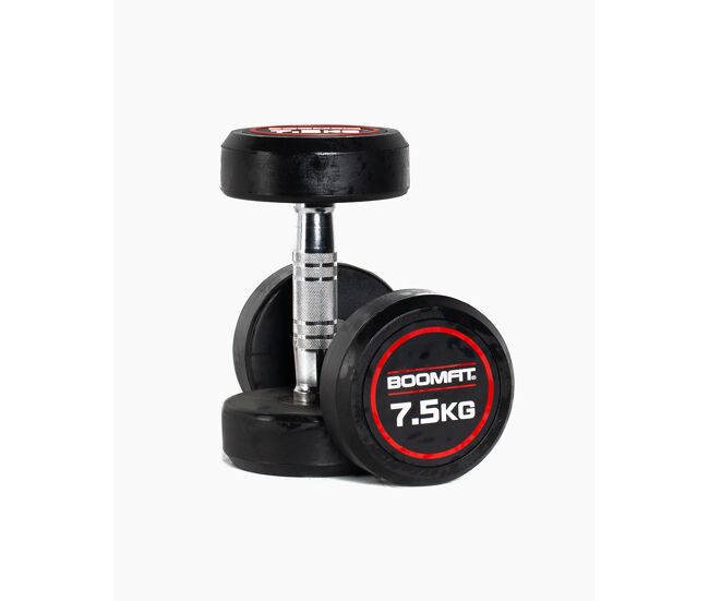 Halteres redondos de musculação 7,5kg (par) - boomfit