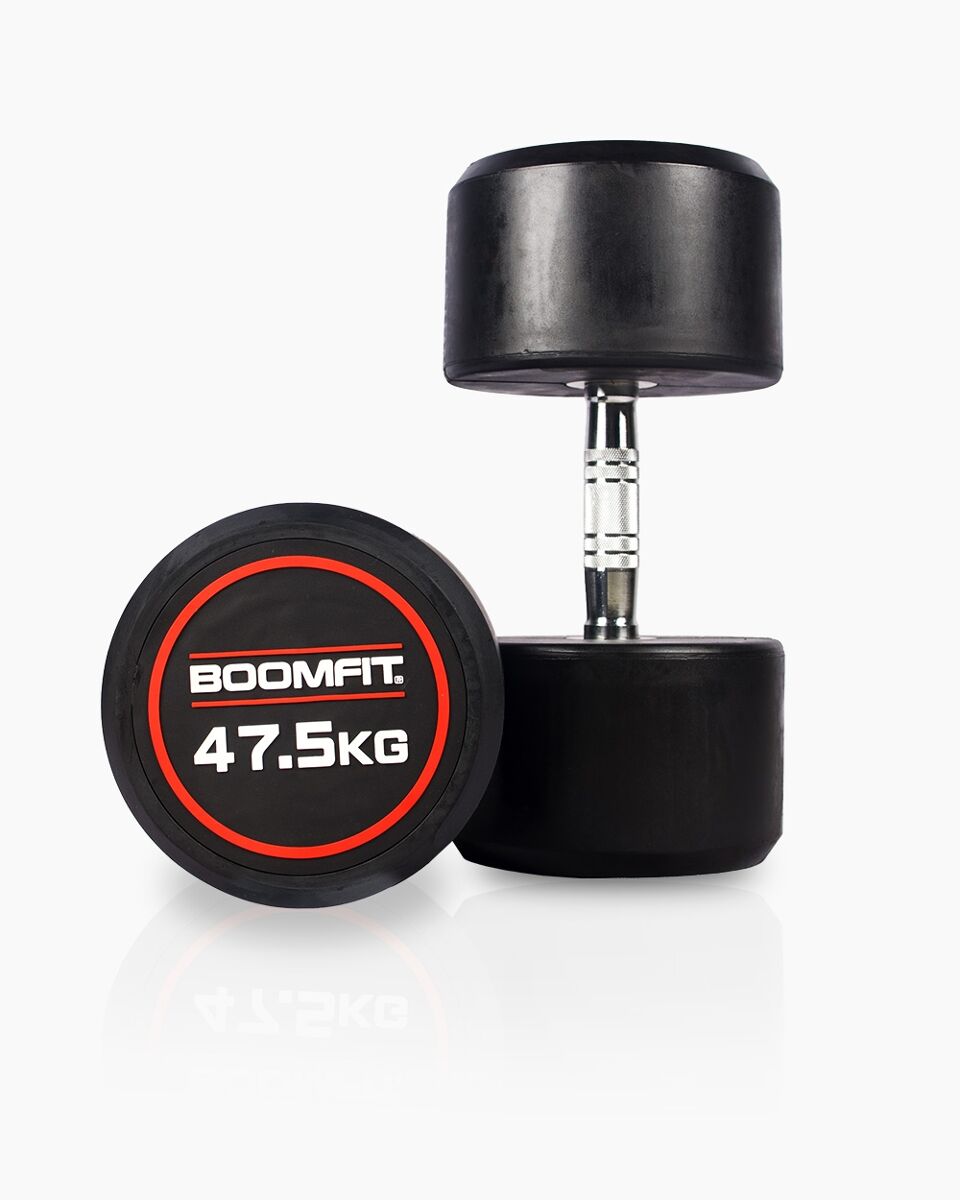 Halteres redondos de musculação 47,5kg (par) - boomfit