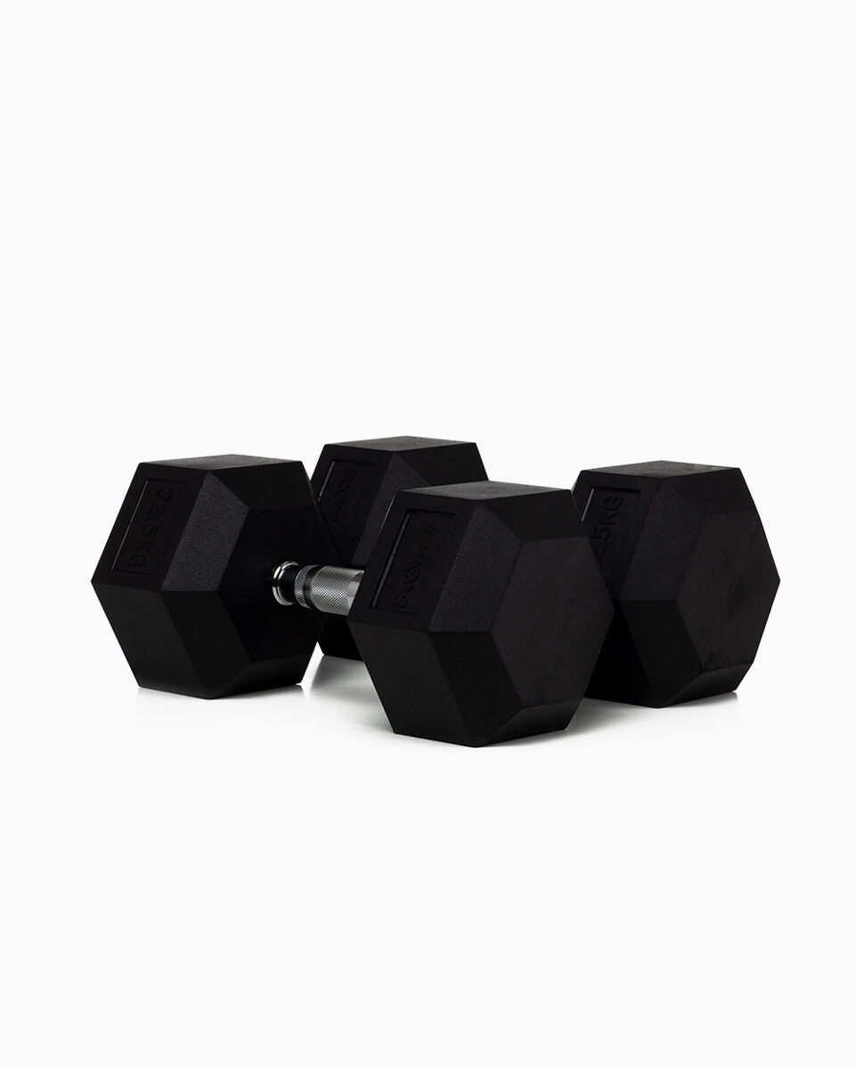 Halteres hexagonais 32,5kg (par) - boomfit