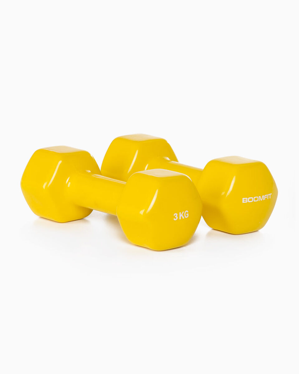 Halteres de vinil 3kg (par) - boomfit