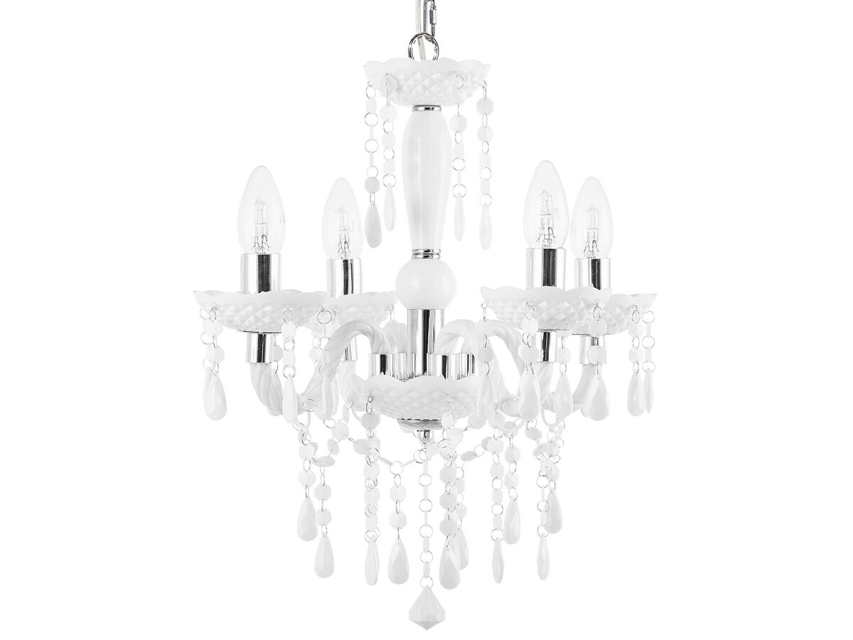 Beliani Lámpara colgante KALANG Branco