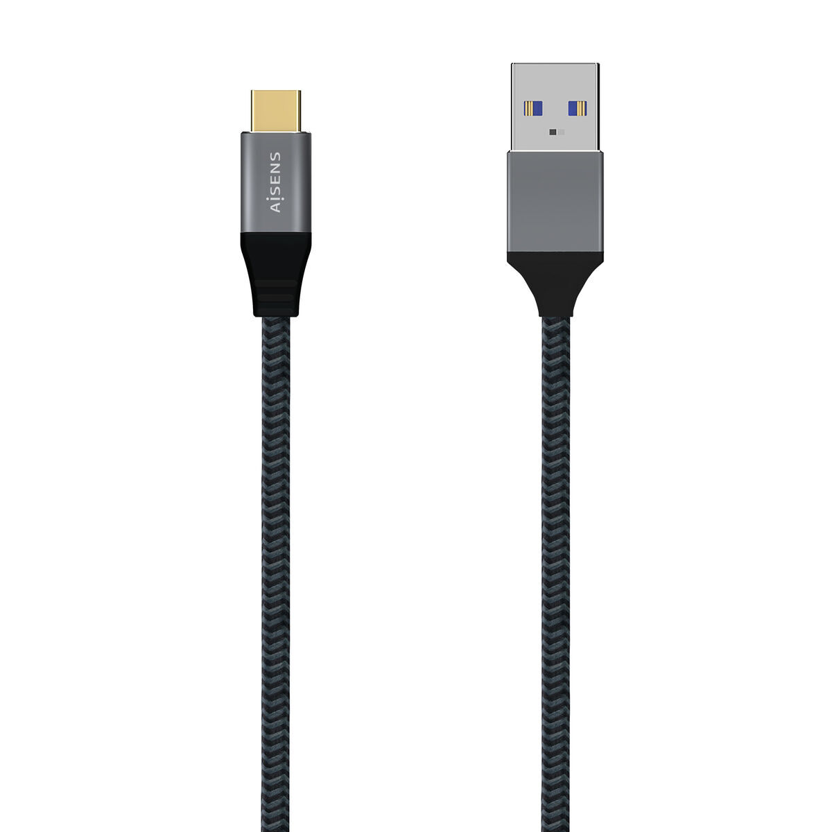 Cabo usb a para usb c aisens a107-0632 1,5 m cinzento