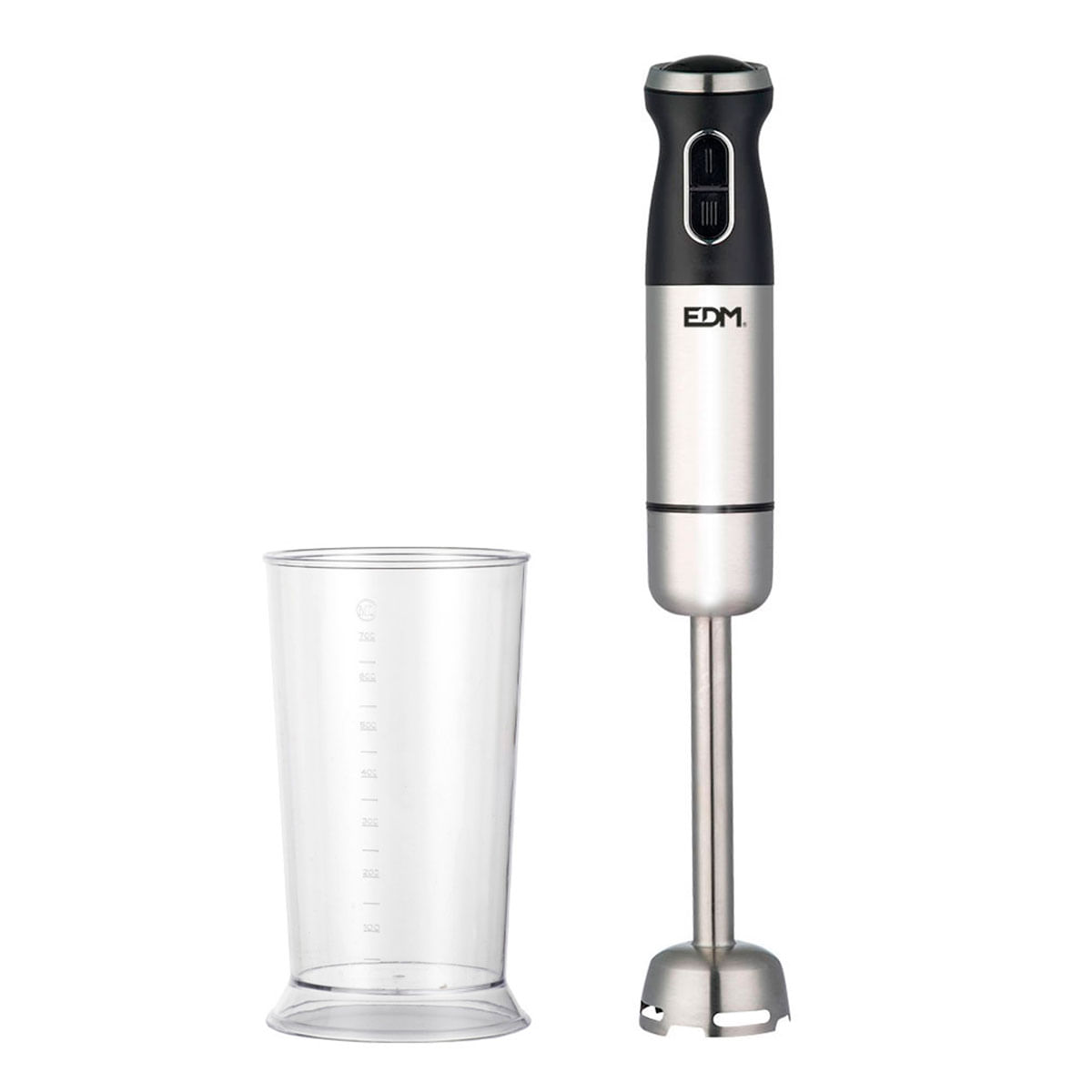Varinha mágica edm 800w com copo medidor em aço inoxidável