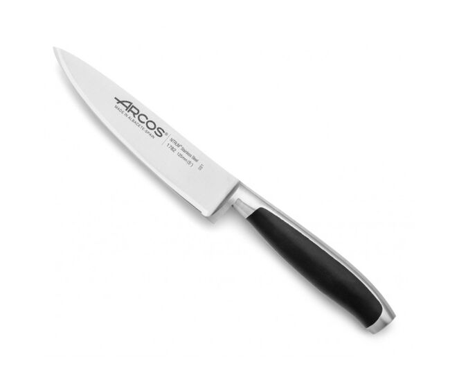 Faca para legumes arcos faca de alta qualidade forjada em kyoto, totalmente em acier, com cabo em polietileno.