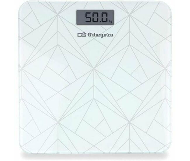 Balança digital para casa de banho orbegozo pb 2218 blanc vidro