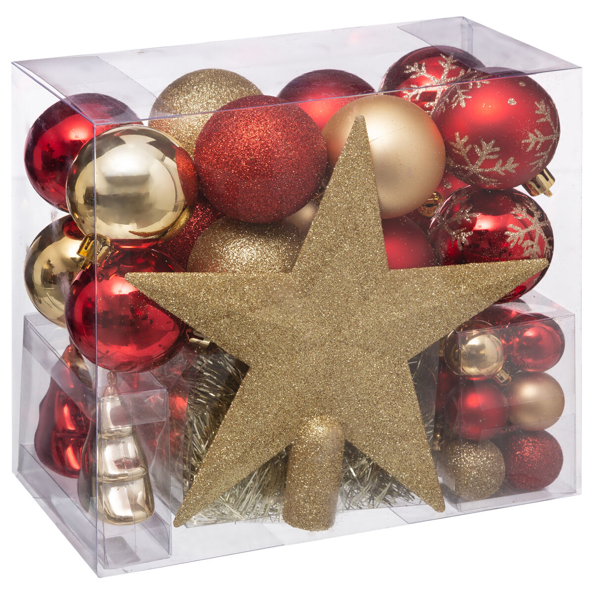 44 peças kit de bola de natal