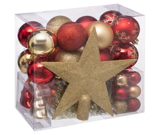 44 peças kit de bola de natal
