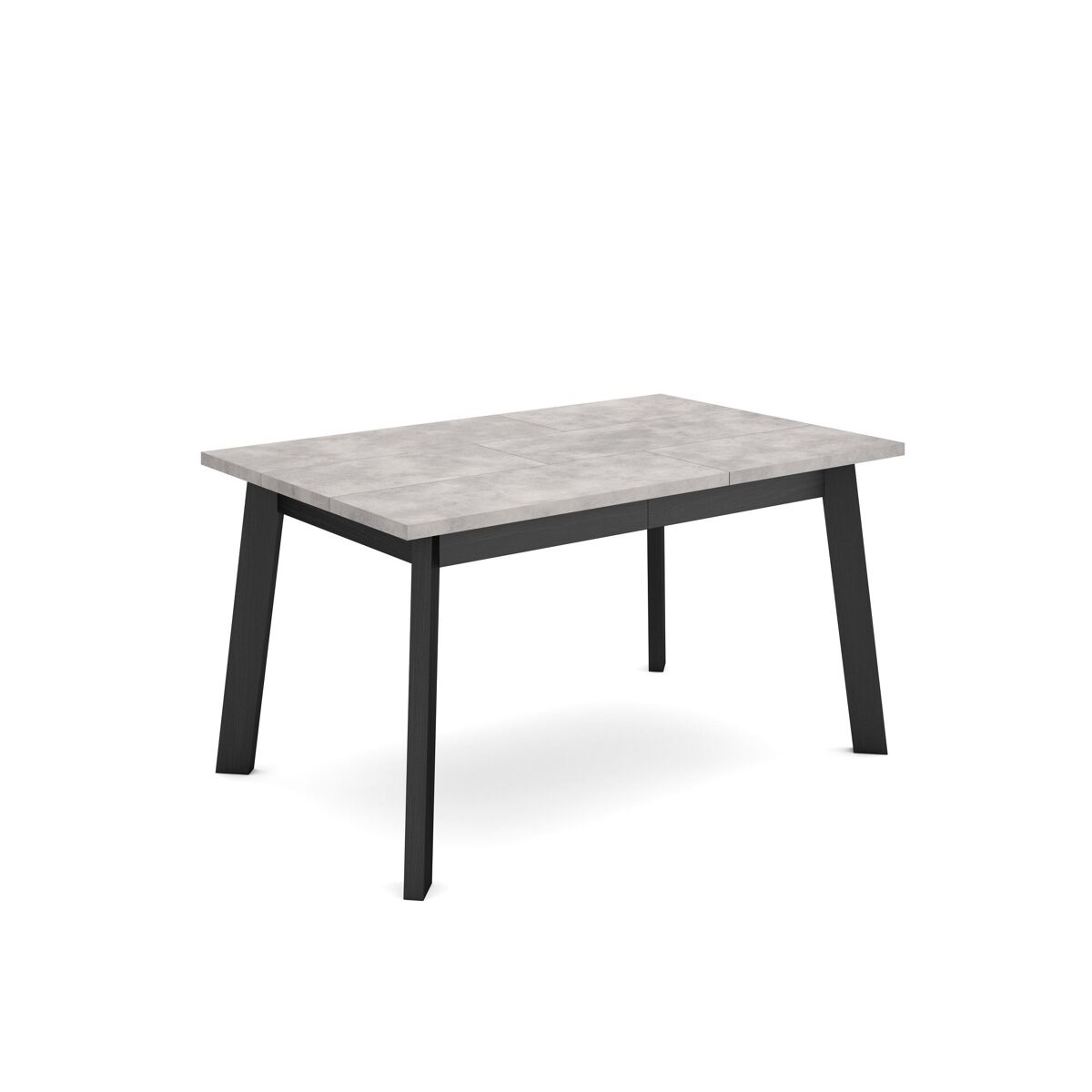 Mesa sala de jantar, mesa cozinha, 140x90x75cm, para 6 pessoas, pés de madeira, cimento