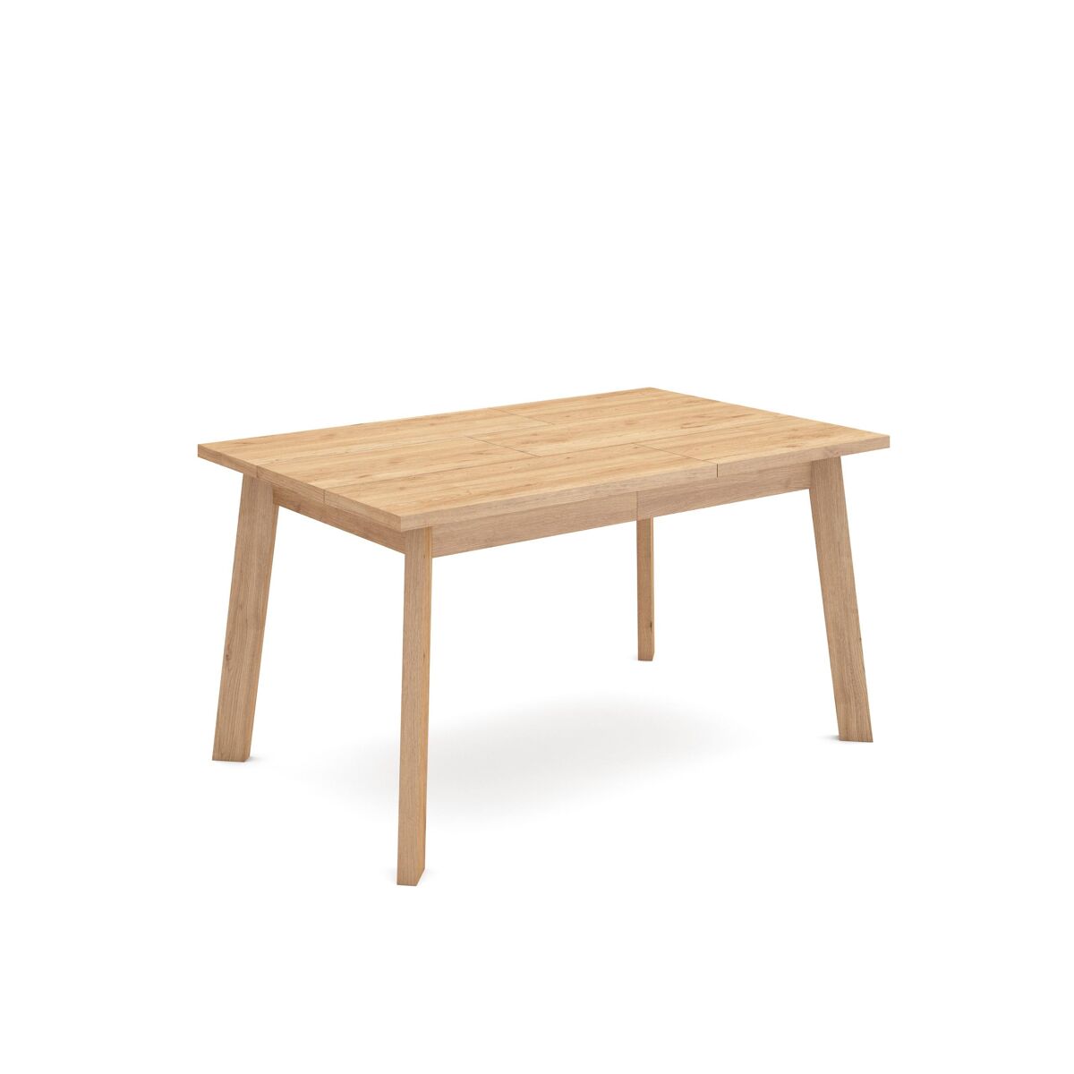 Mesa sala de jantar, mesa cozinha, 140x90x75cm, para 6 pessoas, pés de madeira, carvalho