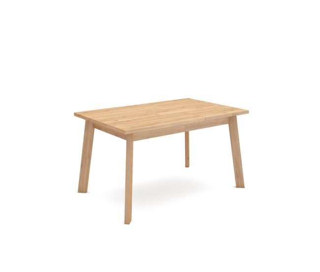 Mesa sala de jantar, mesa cozinha, 140x90x75cm, para 6 pessoas, pés de madeira, carvalho