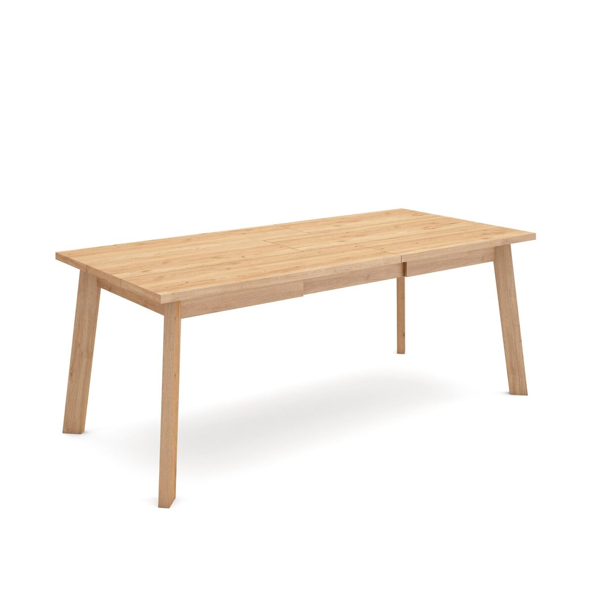 Mesa sala de jantar, mesa cozinha, 194x90x75cm, para 10 pessoas, pés de madeira, carvalho