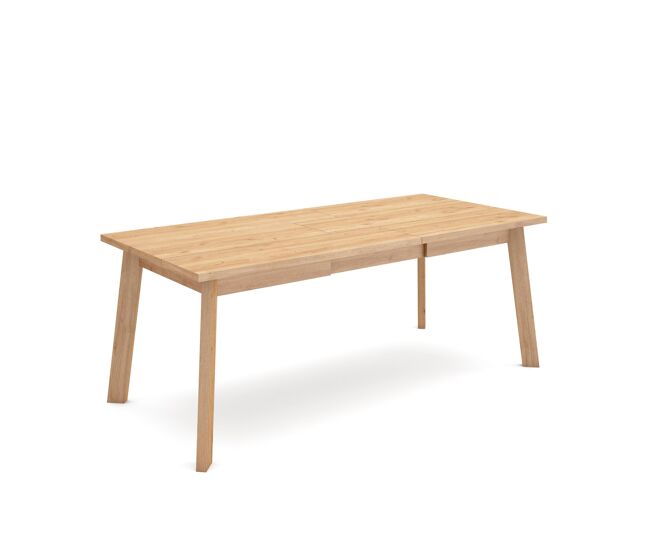 Mesa sala de jantar, mesa cozinha, 194x90x75cm, para 10 pessoas, pés de madeira, carvalho