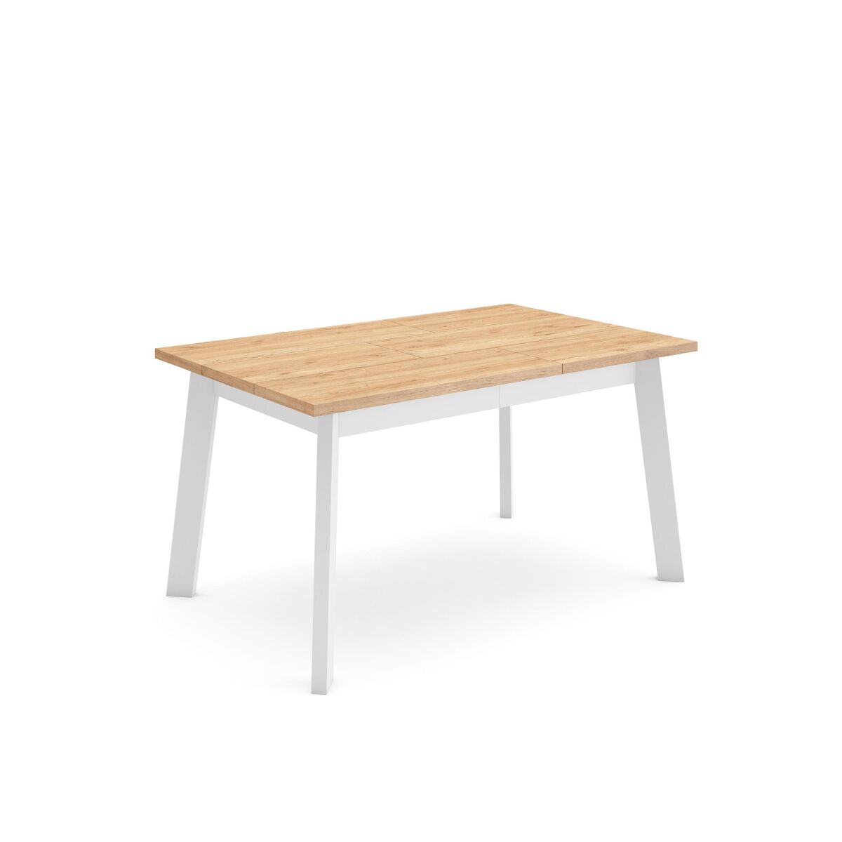 Mesa sala de jantar, mesa cozinha, 140x90x75cm, para 6 pessoas, pés de madeira, carvalho