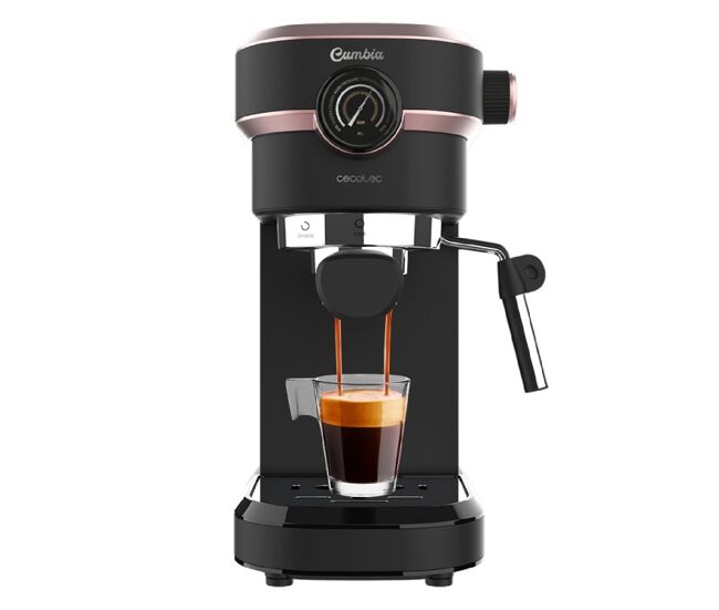 Cecotec máquina de café expresso com 20 bares, thermoblock e vaporizador.