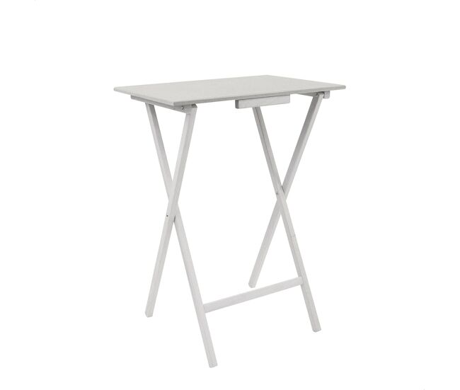 Tabela auxiliar retangular dobrável, em branco, 48x35x64 cm