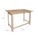 Mesa dobrável 100x60 Mesa dobrável 100x60 Natural