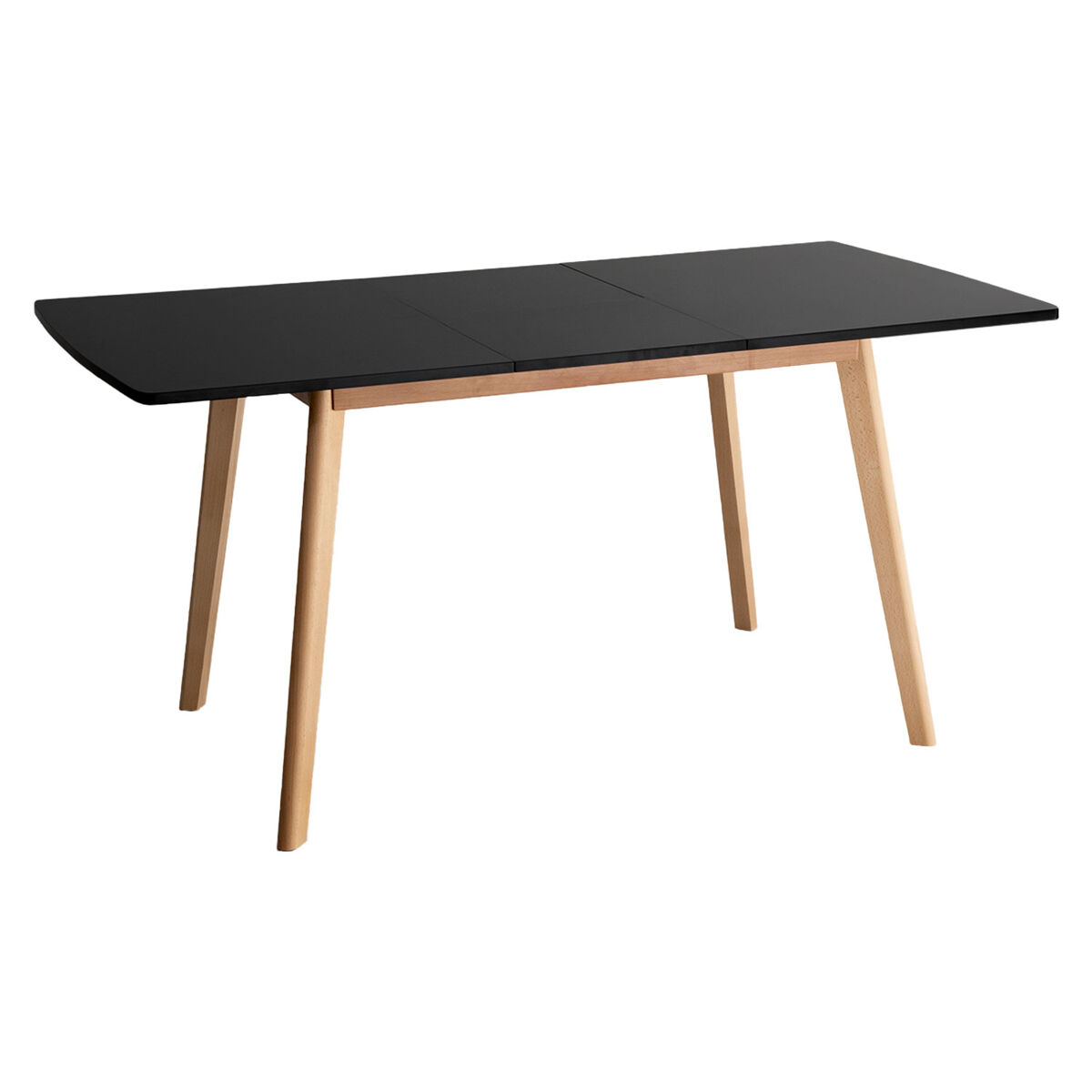 Mesa extensible helga 120 - 160cm noir