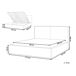Beliani Cama baú Poliéster MOISSAC 177x224 Beliani Cama baú Poliéster MOISSAC 177x224 Azul Claro