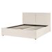 Beliani Cama baú Poliéster MOISSAC 177x224 Beliani Cama baú Poliéster MOISSAC 177x224 Azul Claro