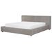 Beliani Cama Poliéster LINARDS 230x242 Beliani Cama Poliéster LINARDS 230x242 Cinza