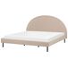 Beliani Cama Bouclé MARGUT 192x214 Beliani Cama Bouclé MARGUT 192x214 Bege