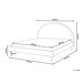 Beliani Cama Bouclé MARGUT 192x214 Beliani Cama Bouclé MARGUT 192x214 Bege