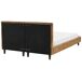 Beliani Cama Pele sintética FITOU 150x214 Beliani Cama Pele sintética FITOU 150x214 Castanho