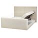 Beliani Cama continental com arrumação Poliéster ARISTOCRAT 178x220 Beliani Cama continental com arrumação Poliéster ARISTOCRAT 178x220 Bege