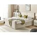 Beliani Cama continental com arrumação Poliéster ARISTOCRAT 178x220 Beliani Cama continental com arrumação Poliéster ARISTOCRAT 178x220 Bege