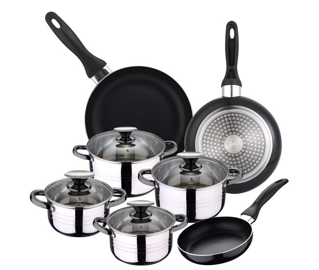 Bateria 8 peças + 3 panelas