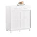 Aparador de hall com 2 gavetas e 2 portas SoBuy FSB84-W Aparador de hall com 2 gavetas e 2 portas SoBuy FSB84-W Branco