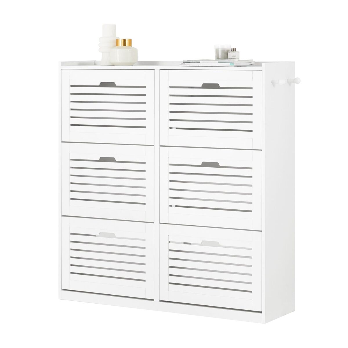 Sapateira com 6 abas e 2 ganchos SoBuy FSR145-W