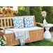 Beliani Almofada de jardim TORBORA 45x45 Beliani Almofada de jardim TORBORA 45x45 Branco