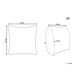 Beliani Almofada de jardim TORBORA 45x45 Beliani Almofada de jardim TORBORA 45x45 Branco