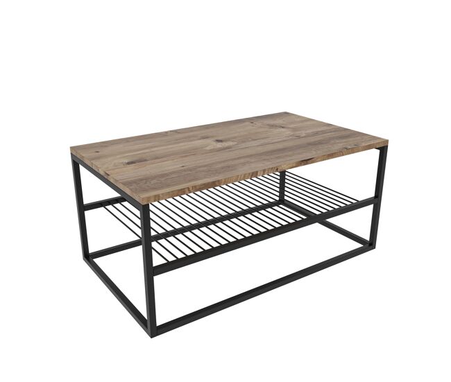 Tabela central com pernas de metal do wellhome.