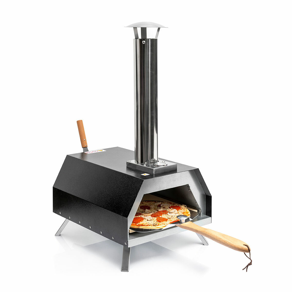 Forno de pellets para pizza com acessórios pizzahven innovagoods
