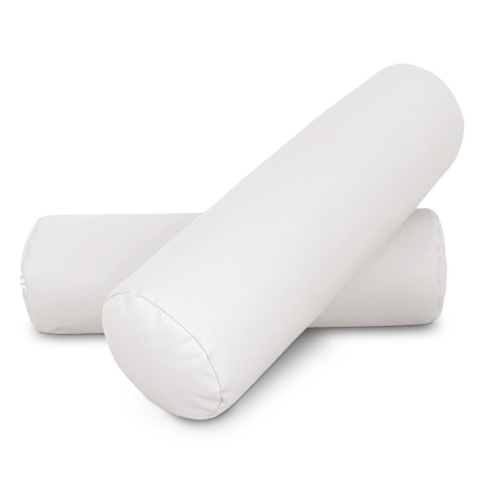 Almofada de rolo 50x15 branco pack 2 unidades 50x15 happers