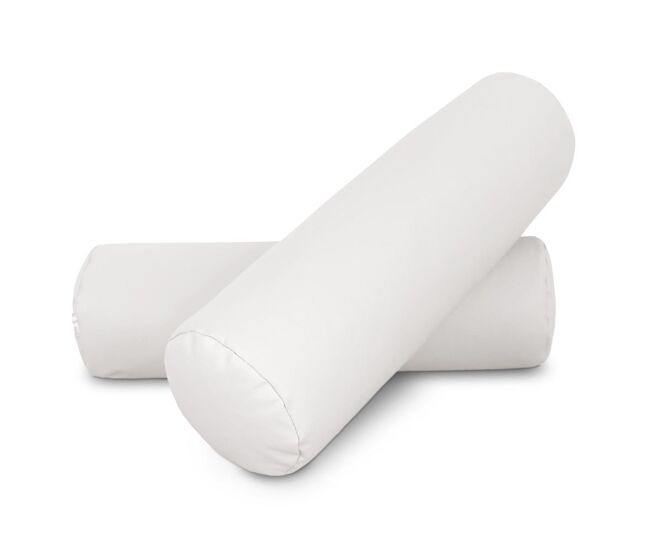 Almofada de rolo 50x15 branco pack 2 unidades 50x15 happers