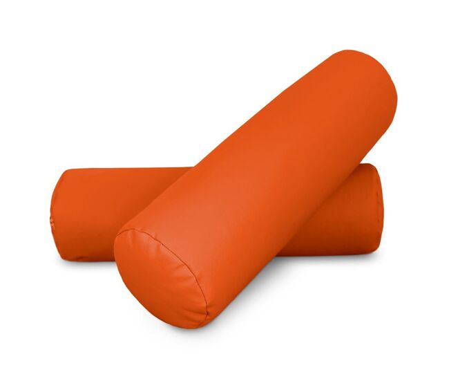 Almofada de rolo 50x15 laranja pack 2 unidades 50x15 happers