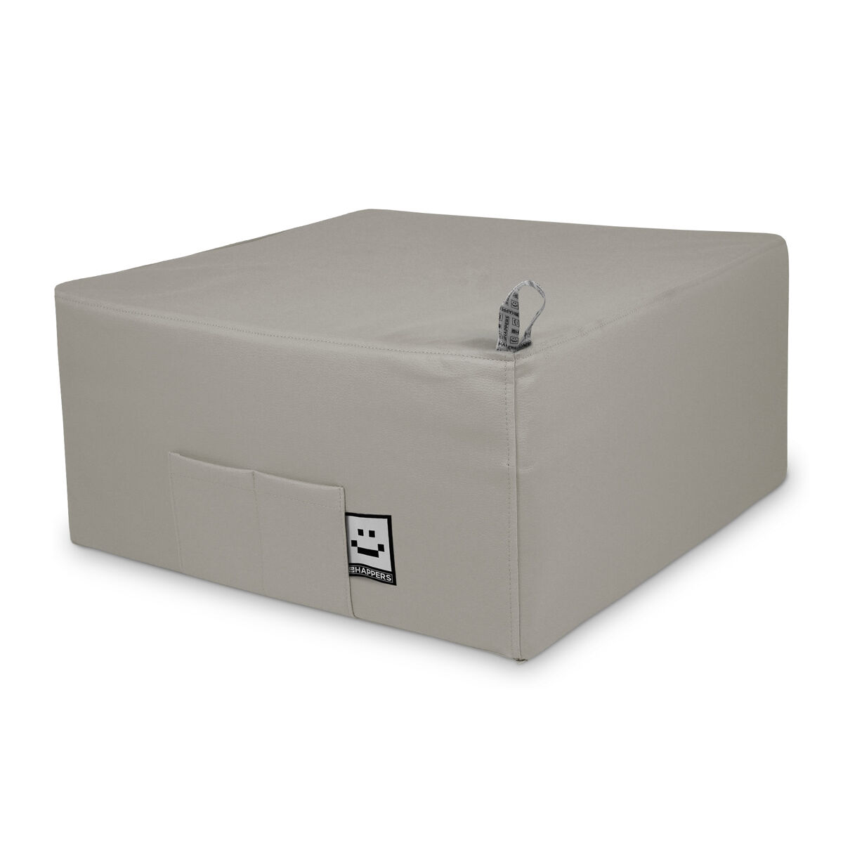 Happers Cama De Solteiro Puff Para Uma Pessoa Único Cinza