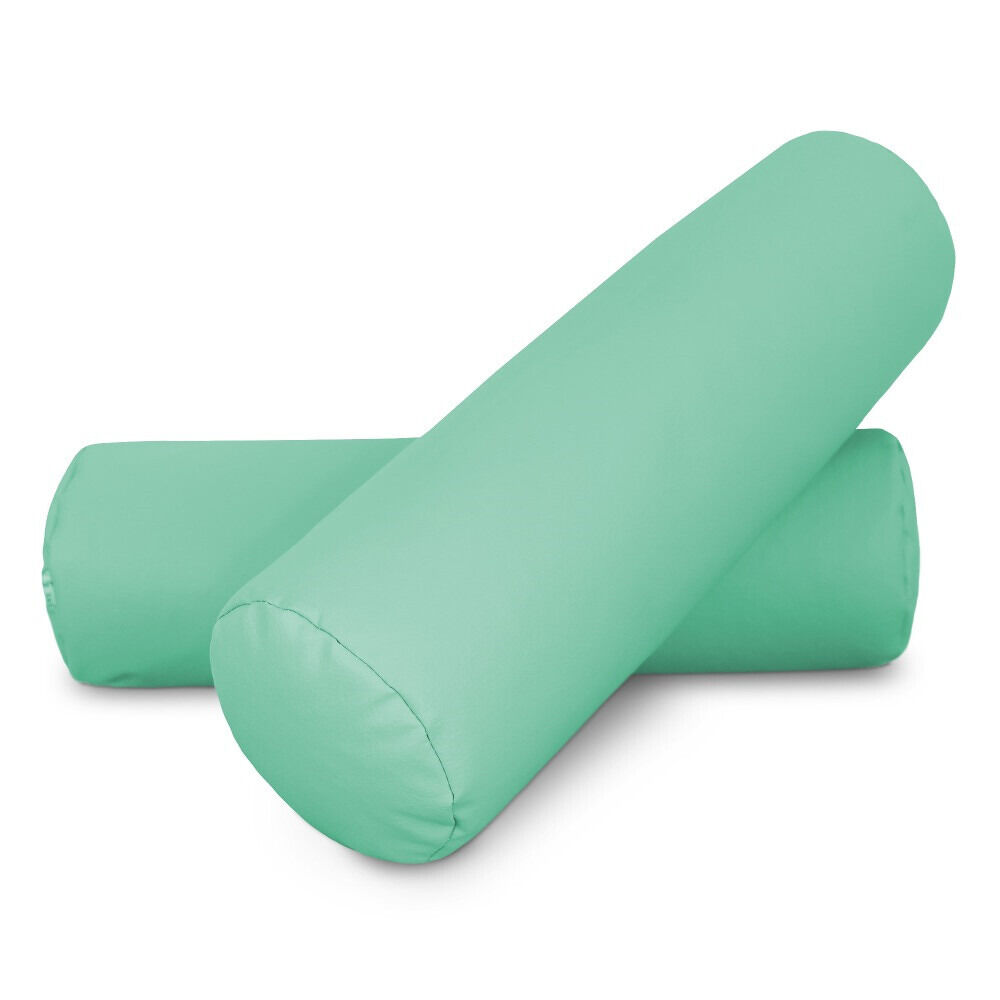 Cojin rodillo 50x15 menta pack 2 unidades 50x15 happers