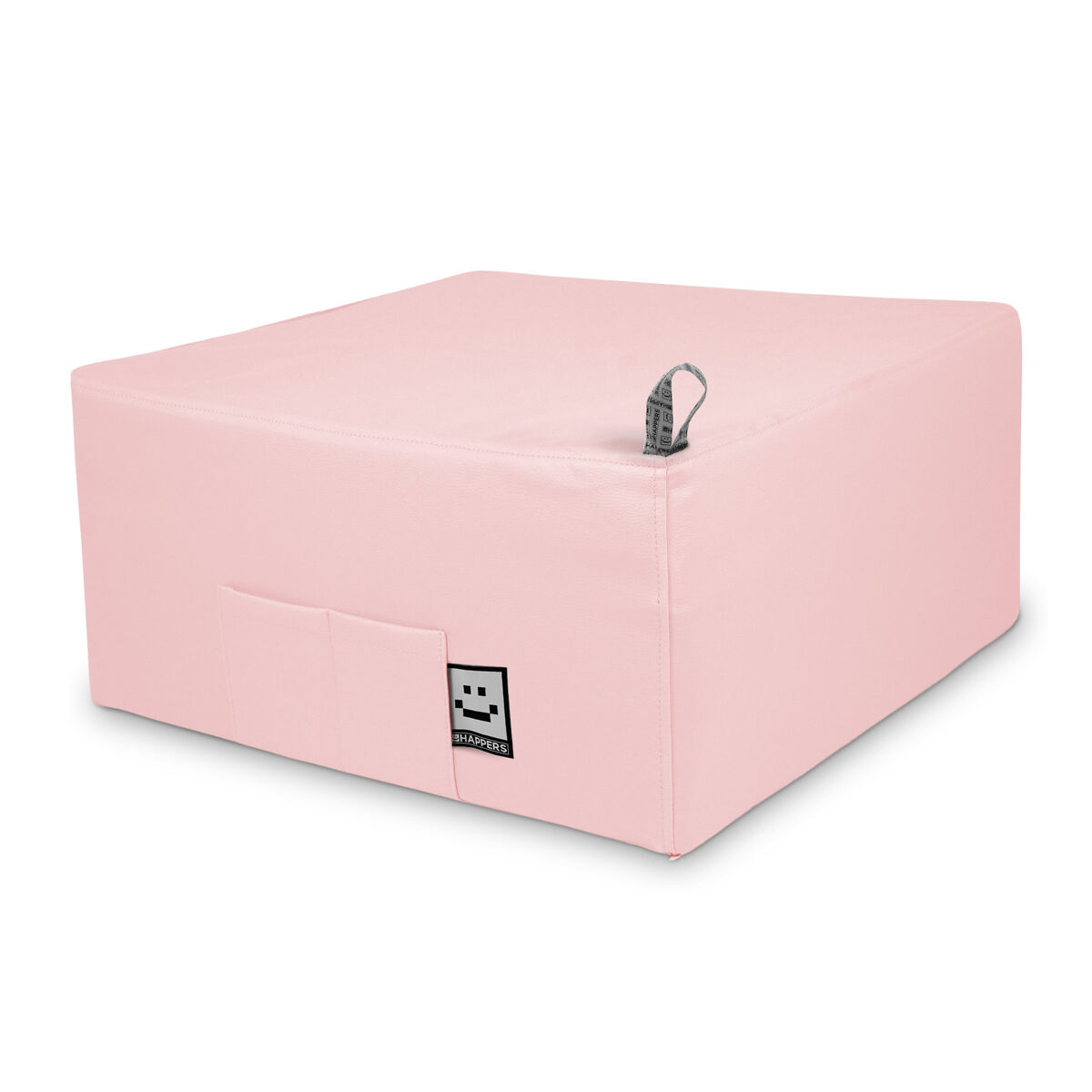 Happers Puff Cama De Solteiro Para Uma Pessoa Leatherette Indoor Pink Único Rosa