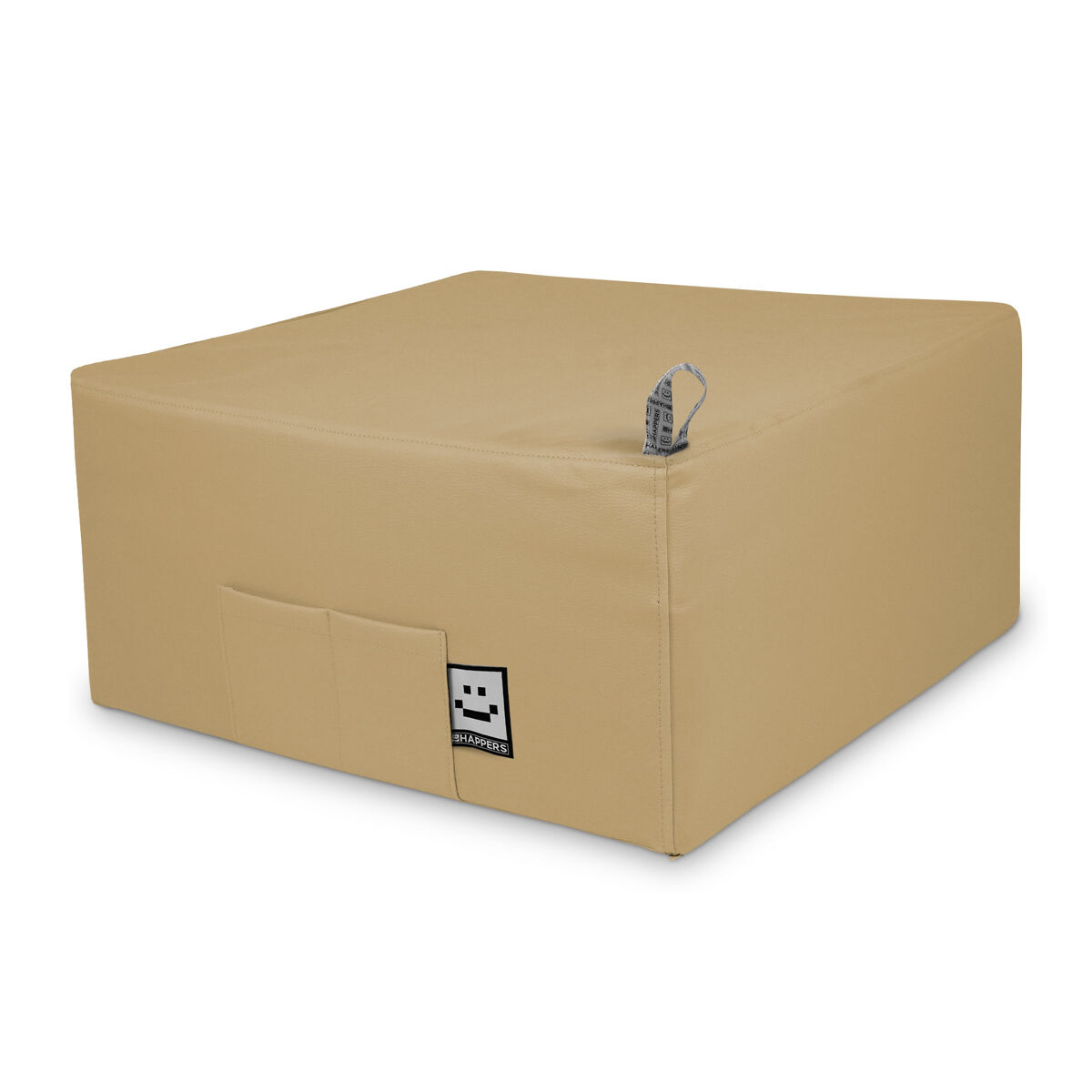 Happers Cama De Solteiro Puff Para Uma Pessoa Único Bege