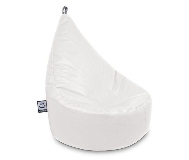Poltrona puff poltrona leatherette interior branco happers xl happers