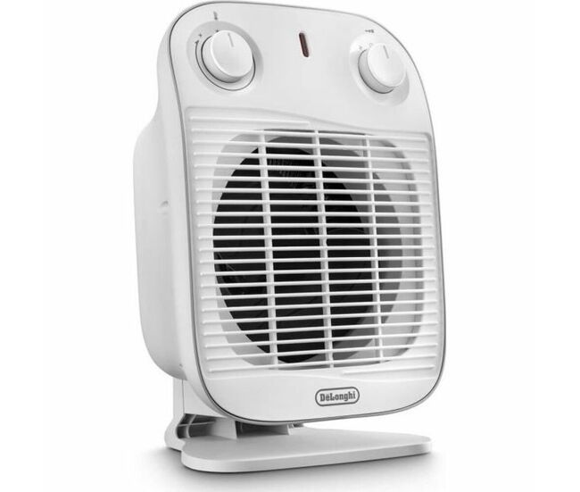 Mini-aquecedor elétrico portátil delonghi hfs50a20 branco 2000 w