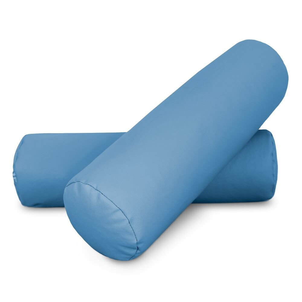 Almofada de rolo 50x15 azul celeste pack 2 unidades 50x15 happers