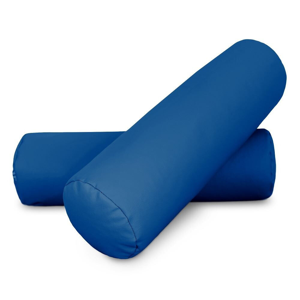 Almofada de rolo 50x15 azul pack 2 unidades 50x15 happers