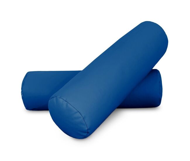Almofada de rolo 50x15 azul pack 2 unidades 50x15 happers