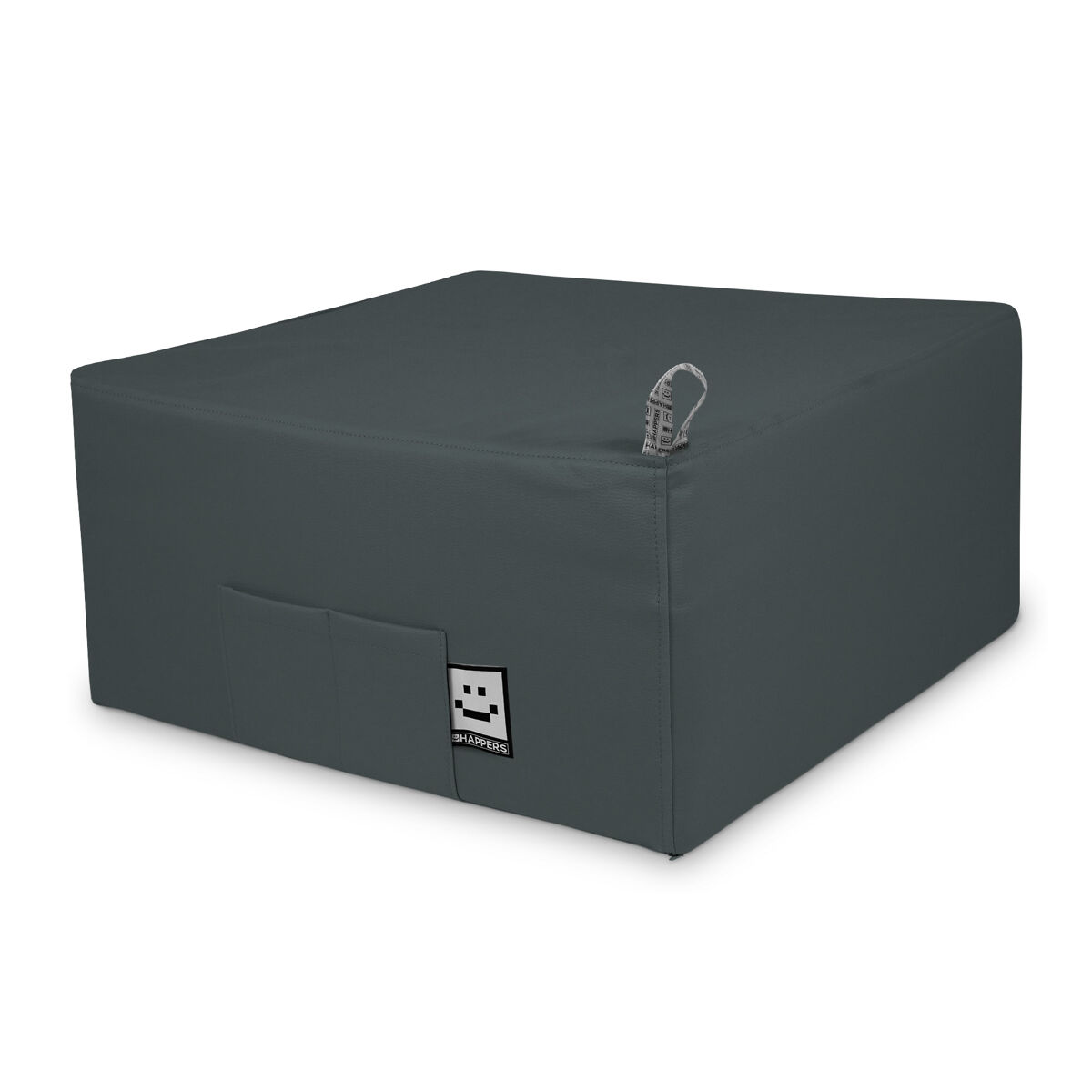 Happers Cama De Solteiro Puff Para Uma Pessoa Único Cinza